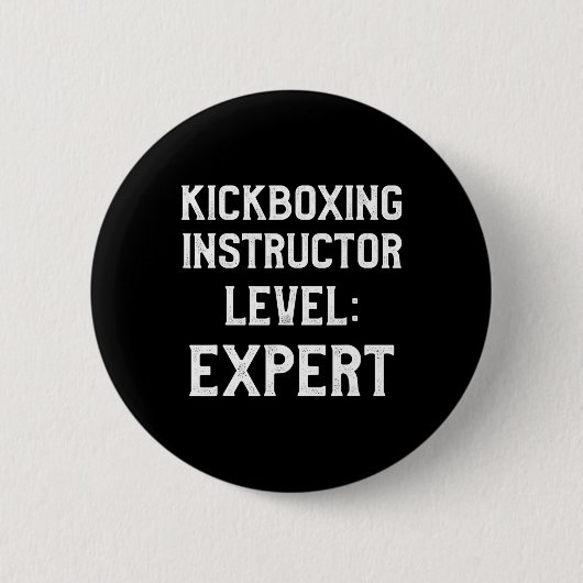 Kickbox-Lehrkraft Kick-Boxing-Training _2 Button (Vorderseite)