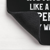 Kickbox-Lehrkraft Kick-Boxing-Workout Mousepad (Ecke)
