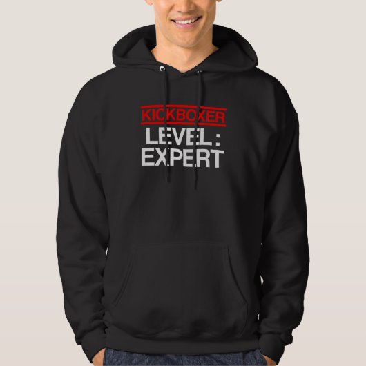 Kickbox-Level Kickbox-Training Hoodie (Vorderseite)