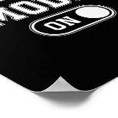 Kickbox-Modus Ein Lustiges Kickboxer-Geschenk Coac Poster (Ecke)