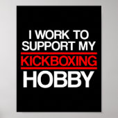 Kickbox-Support Kickbox-Training Poster (Vorne)