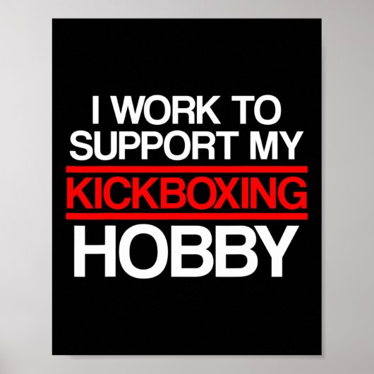 Kickbox-Support Kickbox-Training Poster (Vorne)
