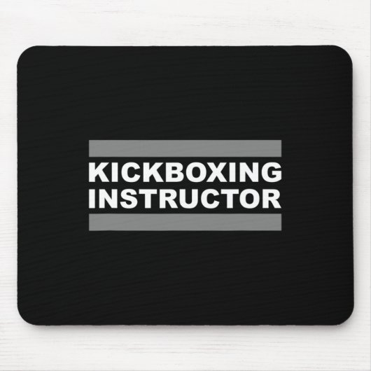 Kickbox-Trainer Mousepad (Vorne)