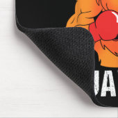Kickbox-Trainer Thailand Hahn Muay Thai  Mousepad (Ecke)