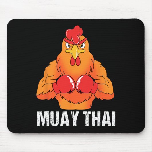 Kickbox-Trainer Thailand Hahn Muay Thai  Mousepad (Vorne)
