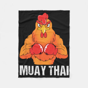 Kickbox-Trainer Thailand Rooster Muay Thai Fleecedecke