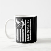 Kickbox-Trainer USA-Flagge Frauen Kinder Männer  Kaffeetasse (Links)