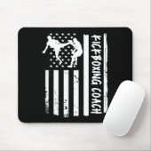 Kickbox-Trainer USA-Flagge Frauen Kinder Männer Mousepad (Mit Mouse)
