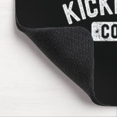 Kickbox-Trainer Vintage-Kickboxen Mousepad (Ecke)