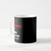 Kickbox-Trainer von Level Of Awesomeness Mixed M Kaffeetasse (Vorderseite Links)