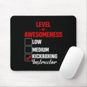 Kickbox-Trainer von Level Of Awesomeness Mixed M Mousepad (Mit Mouse)