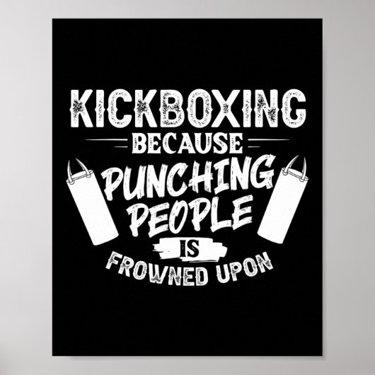 Kickbox-Training Cardio Anfänger Kickboxer _1 Poster (Vorne)