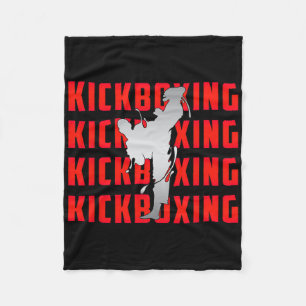 Kickbox-Training für Kickboxer Karate Kampfsport Fleecedecke