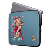 Kickboxen | 15" laptopschutzhülle (Vorderseite Links)