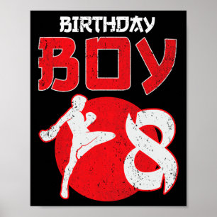 Kickboxen 8 Jahre alte Geburtstags-MMA-Märtyrer B Poster