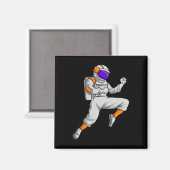 Kickboxen Astronaut Kickboxer Weltraum Karate B Magnet (Vorderseite/Rückseite)