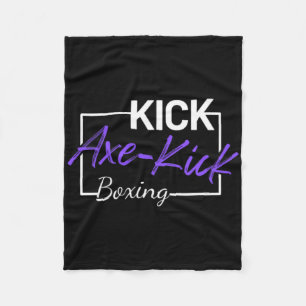 Kickboxen Axt Kick Fleecedecke