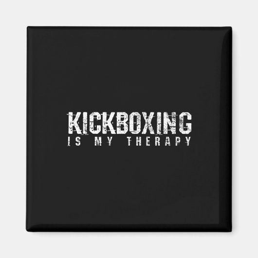 Kickboxen Boxen Material Kunst Geschenk Magnet (Vorne)