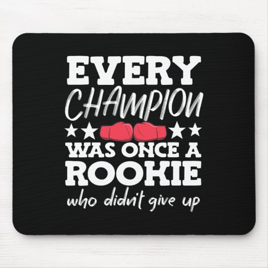 Kickboxen Boxen Mousepad (Vorne)