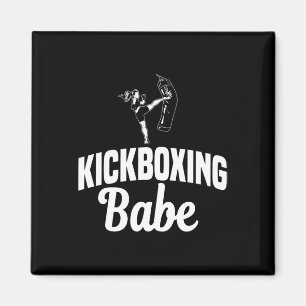 Kickboxen Bybe Kickboxer Karate Boxen Mma Kämpfer Magnet