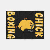 Kickboxen Chickboxing Kick Boxing Workout Fleecedecke (Vorderseite (Horizontal))