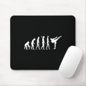 Kickboxen Evolution Karate Arti Taekwondo Judo Mousepad (Mit Mouse)