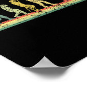 Kickboxen Evolution Lustiges Geschenk T-Shirt Kick Poster (Ecke)