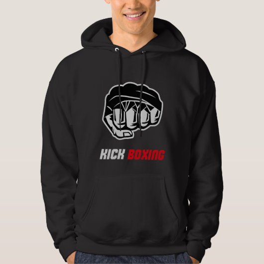 Kickboxen Faustkampf Hoodie (Vorderseite)