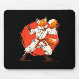 Kickboxen Fox Taekwondo Karate Mma Lustige Kampfsp Mousepad