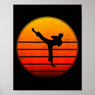 Kickboxen Frauen Männer Boxen Kickbox Kickboxer  Poster
