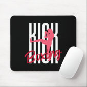 Kickboxen Frontkick Mousepad (Mit Mouse)