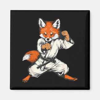 Kickboxen Fuchs Taekwondo Karate Mma Lustig Martia Magnet