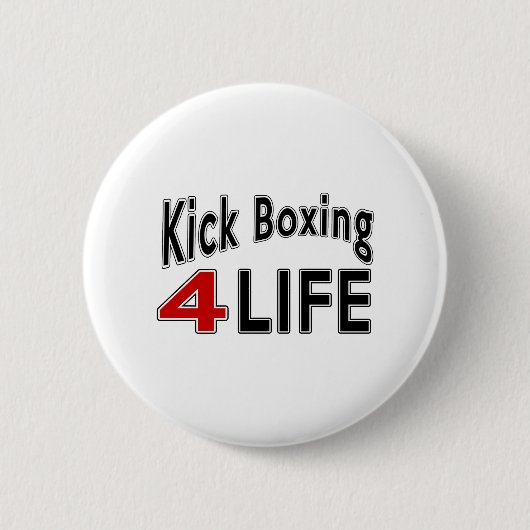 Kickboxen für das Leben Button (Vorderseite)