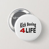 Kickboxen für das Leben Button (Vorne & Hinten)
