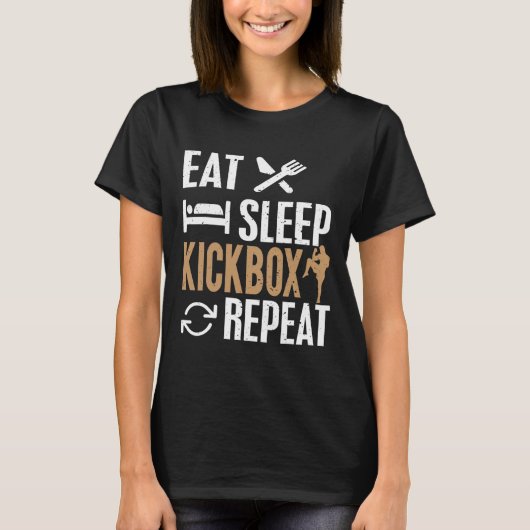 Kickboxen für Kickboxer T-Shirt (Vorderseite)