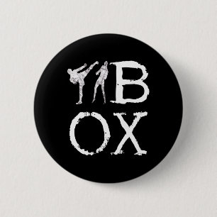 Kickboxen High Kick Boxen Tkw Mma Kung Fu Kampf Button
