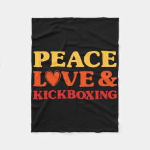 Kickboxen Ich Liebe Kickboxen Für Männer Und Fraue Fleecedecke