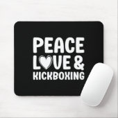 Kickboxen Ich liebe Kickboxen Kickboxer  Mousepad (Mit Mouse)