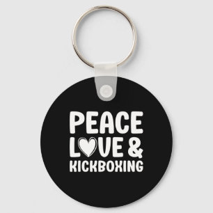 Kickboxen Ich liebe Kickboxen Kickboxer  Schlüsselanhänger