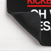 Kickboxen Immer Kick-Box-Training _1 Mousepad (Ecke)