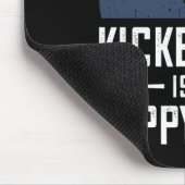 Kickboxen ist mein glückliches Hour Funny Kick Box Mousepad (Ecke)