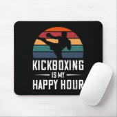 Kickboxen ist mein glückliches Hour Funny Kick Box Mousepad (Mit Mouse)