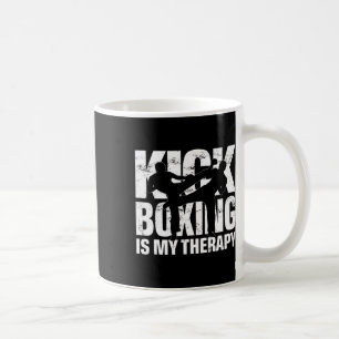 Kickboxen ist meine Therapie, Kickbox-Match-Motiv Kaffeetasse