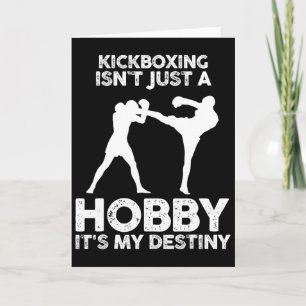 Kickboxen ist nicht nur ein Hobby, es ist mein Sch Karte