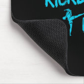 Kickboxen jeden Tag Mousepad (Ecke)
