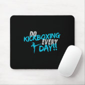 Kickboxen jeden Tag Mousepad (Mit Mouse)