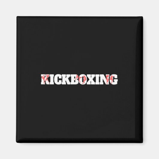 Kickboxen Kampf Käfig Kampf Training Magnet (Vorne)