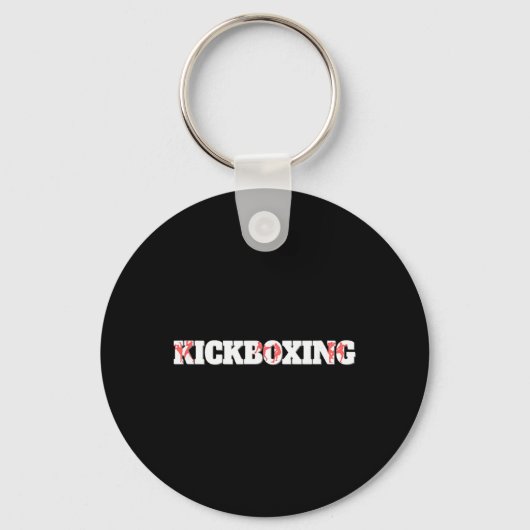 Kickboxen Kampfcage Kampf Training Schlüsselanhänger (Vorderseite)