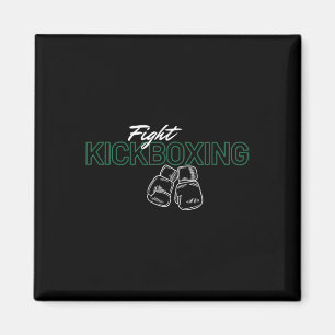 Kickboxen kämpfen magnet