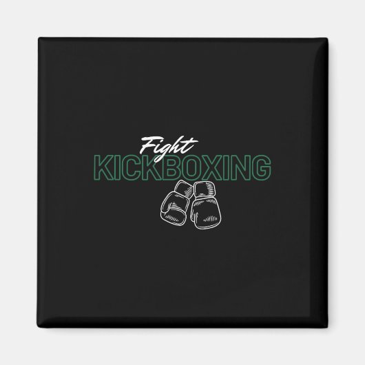 Kickboxen kämpfen magnet (Vorne)